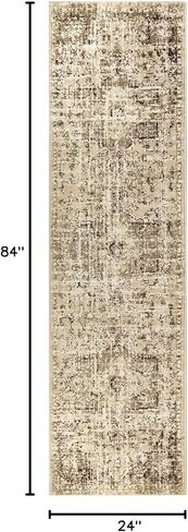 Antep Rugs Elite 5x7 سجادة منطقة داخلية بوهيمية قديمة متعثرة بميدالية شرقية (وردي، 5 × 7 بوصات) in Kuwait