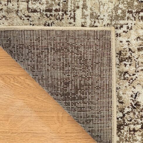 Antep Rugs Elite 5x7 سجادة منطقة داخلية بوهيمية قديمة متعثرة بميدالية شرقية (وردي، 5 × 7 بوصات) in Kuwait