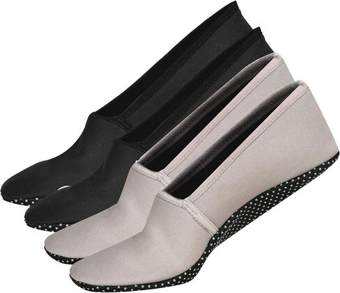 جوارب نسائية مضادة للانزلاق وغير قابلة للانزلاق جوارب جريبي للنساء يوجا بيلاتيس باري مستشفى الشيخوخة | 2 أزواج in Kuwait