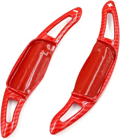 Cnaloo12 Car Shift Paddle Shifter Extension Carbon Fiber Red for Toyota Camry 18-22, Avalon 19-22, for Corolla Hatchback 19-22, for Corolla Sedan 20-22 in Saudi Arabia