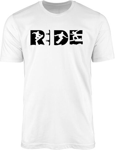 Ride Extreme Sports T-Shirt - Skateboard Snowboard Surf Wakeboard Action Sports Gift in Saudi Arabia