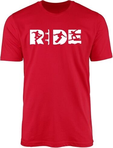 Ride Extreme Sports T-Shirt - Skateboard Snowboard Surf Wakeboard Action Sports Gift in Saudi Arabia