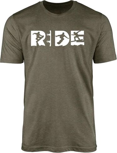 Ride Extreme Sports T-Shirt - Skateboard Snowboard Surf Wakeboard Action Sports Gift in Saudi Arabia