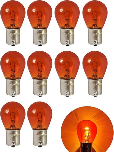 10 PCS 1156 Light Bulbs, P21W 1141 S25 12V 21W BA15S 7506 Bulbs, Multifunctional Highlight Turn Signal Bulb/Reverse Light/Tail Light Bulb Replacement (White) in Saudi Arabia