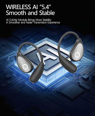 سماعات أذن للترجمة في الوقت الحقيقي بتقنية الذكاء الاصطناعي، 144 لغة ولهجة، استجابة سريعة 0.5 ثانية، جهاز مترجم لغة بدقة 98% للسفر والأعمال والتعلم، سماعة رأس مترجم بلوتوث لاسلكية in Kuwait