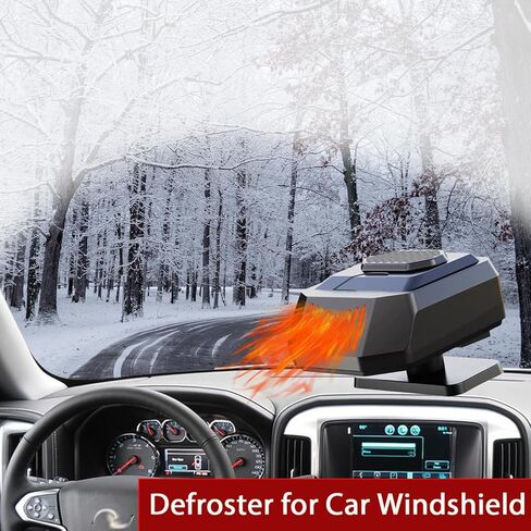 سخان سيارة محمول 12 فولت، تسخين سريع، مزيل ضباب الزجاج الأمامي، سخان سيارة محمول 150 وات يمكن توصيله بولاعة السجائر in Kuwait