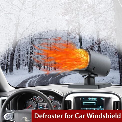 سخان سيارة 12 فولت، تسخين سريع، مزيل ضباب الزجاج الأمامي 12 فولت، سخان سيارة محمول 150 وات يمكن توصيله بولاعة السجائر in Kuwait
