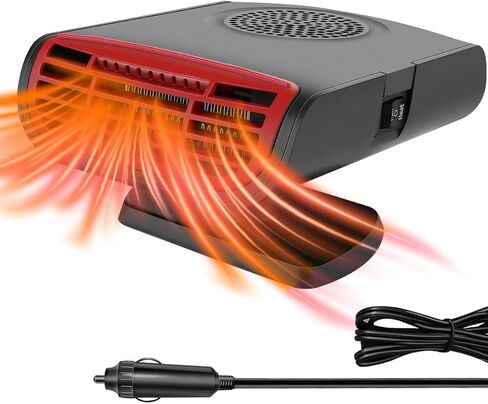 سخانات سيارة 12 فولت للمركبة، مزيل ضباب الزجاج الأمامي للسيارة 150 وات، ولاعة سجائر قابلة للتوصيل، مناسبة لسيارات الدفع الرباعي 12 فولت in Kuwait