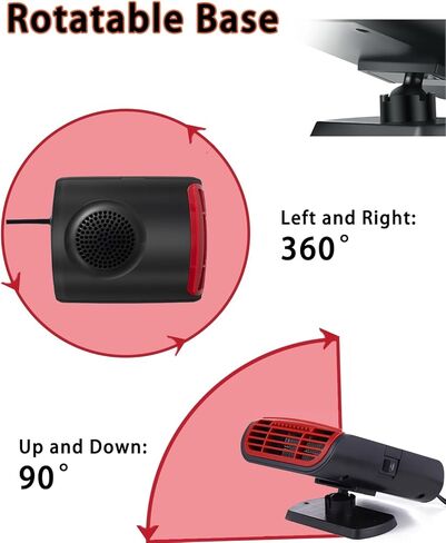 سخانات سيارة 12 فولت للمركبة، مزيل ضباب الزجاج الأمامي للسيارة 150 وات، ولاعة سجائر قابلة للتوصيل، مناسبة لسيارات الدفع الرباعي 12 فولت in Kuwait