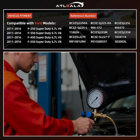 مضخة سخان سائل عادم الديزل (DEF) متوافقة مع Ford F-250 F-350 F-450 F-550 Super Duty 6.7L V8 2011-2016، تحل محل BC3Z5J225L 904-372 BC3Z5J225KA EM1501URH F01C600331 in Kuwait