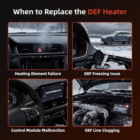 مضخة سخان سائل عادم الديزل (DEF) متوافقة مع Ford F-250 F-350 F-450 F-550 Super Duty 6.7L V8 2011-2016، تحل محل BC3Z5J225L 904-372 BC3Z5J225KA EM1501URH F01C600331 in Kuwait