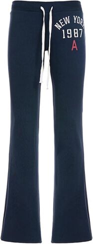 المرأة Sweatpants Y2K مريح مضيئة اليوغا السراويل Bootcut طماق الرباط منخفضة الارتفاع بنطال ذو قصة أرجل واسعة صالة الشارع الشهير in Kuwait