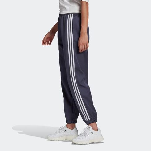بنطال رياضي نسائي من adidas Originals Adicolor Classics منسوج من الخلف وأساور in Kuwait