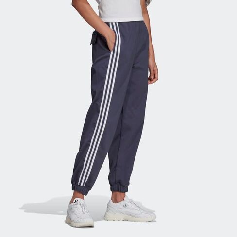 بنطال رياضي نسائي من adidas Originals Adicolor Classics منسوج من الخلف وأساور in Kuwait