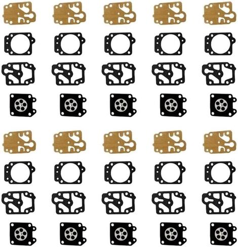 A71Z 10 Set Lawn Mower Carburetor Repair Gasket Diaphragm Fit for Carburador 36f 40-5 139f GX35 in Saudi Arabia