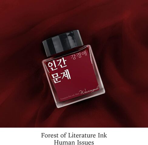 Human Issue_Korean Modern Female Writer Literary Fountain Pen Ink Bottled Ink_Dip Pen Writing Instrument Calligraphy Drawing in Saudi Arabia