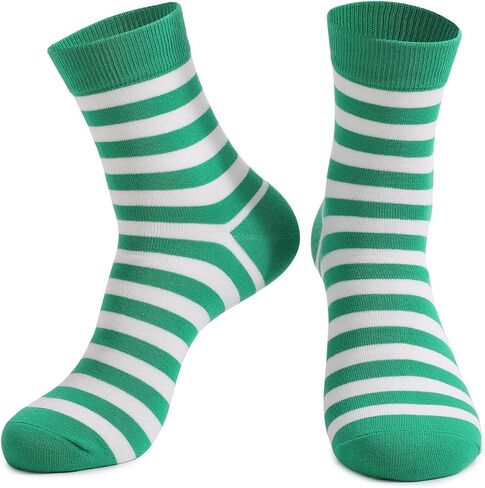 St Patricks Day Socks Men Lucky Clover Cotton Socks, 2-Pairs clover in Saudi Arabia