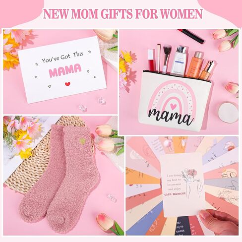 هدايا الأم الجديدة، هدايا عيد ميلاد الأم الأولى الأولى لحزمة رعاية الأم الجديدة بعد هدية ما بعد الولادة لتوقع سلة ماما مجموعة من 7 in Kuwait