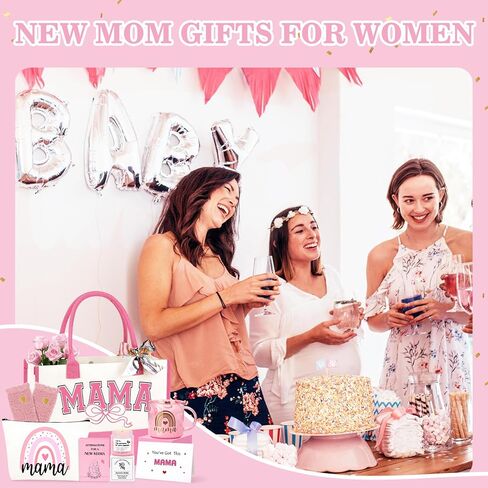 هدايا الأم الجديدة، هدايا عيد ميلاد الأم الأولى الأولى لحزمة رعاية الأم الجديدة بعد هدية ما بعد الولادة لتوقع سلة ماما مجموعة من 7 in Kuwait