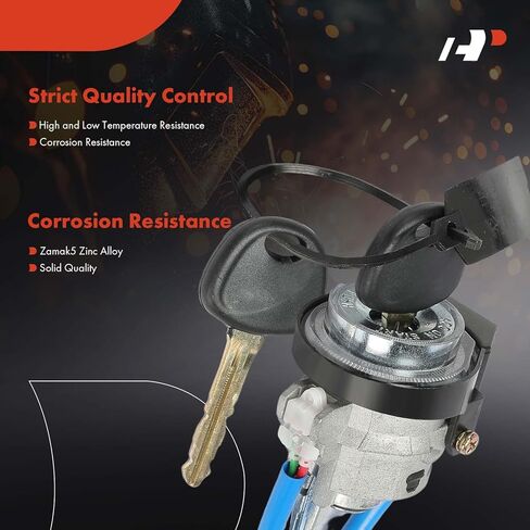 A-Premium Ignition Lock Cylinder with 2 keys Compatible with Hyundai Vehicles - Elantra 2007 2008 2009 2010 in Kuwait