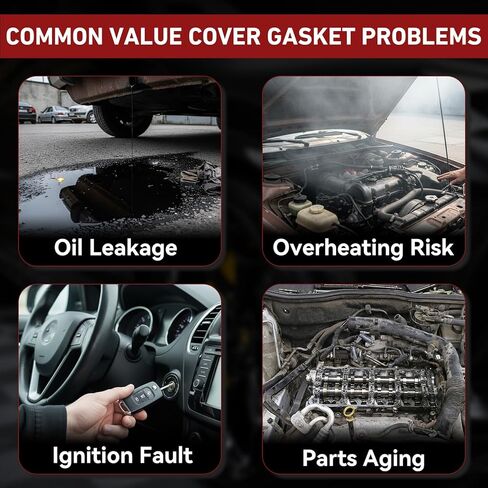 مجموعة حشية غطاء صمام المحرك VS 50607 R متوافقة مع Honda Ridgeline & Acura MDX RL TL & Saturn Vue 3.0L 3.2L 3.5L 3.7L in Kuwait