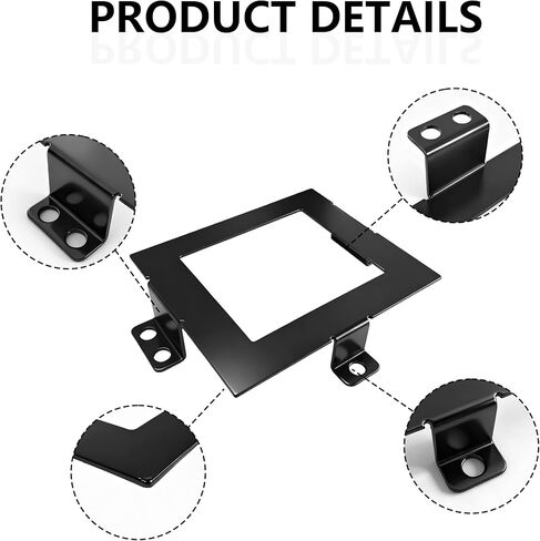Radar Sensor Anti-Theft Protector Cover, Compatible with Honda Accord 2023-2025, Black Steel Security Bracket with Tamper-Resistant Security Screws in Saudi Arabia