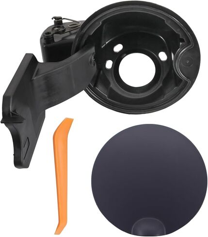 MOTOKU Fuel Filler Door Housing Pocket Assembly with Gas Tank Door Cover for Ford F-150 2009-2014 for Lincoln Mark LT 2010-2014 in Saudi Arabia