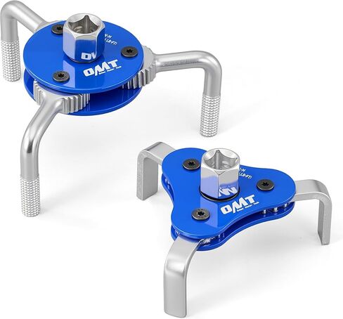 مجموعة مفتاح ربط فلتر الزيت قطعتين من Orion Motor Tech، أدوات إزالة فلتر الزيت قابلة للتعديل مع 2.5-4 و2.7-5.1 بوصة. بأقطار 1/2 و3/8 في المحرك، مفاتيح فلتر تغيير الزيت العالمية لسيارة شاحنة دراجة نارية in Kuwait