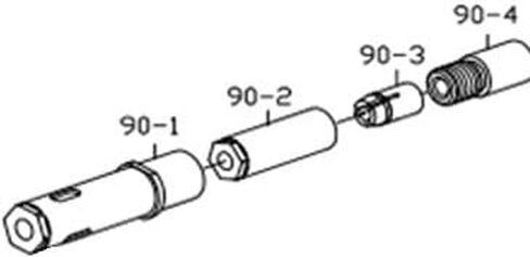 أدوات هوائية موثوقة RAT202HC1L Nose لمثبتات Huck® 3/16 "C6® - طويلة in Kuwait