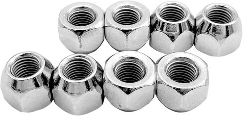8PCS M10x1.25 Wheel Lug Nuts 17mm Hex Compatible with Polaris Sportsman & Honda Fourtrax Recon Rancher Foreman Rubicon TRX250 TRX300 TRX350 TRX420 TRX500 TRX520 TRX650 TRX680 in Saudi Arabia