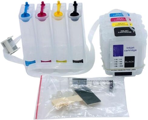 940 940XL CISS System 4-Pack Compatible with OfficeJet Pro 8000 8500 8500A Printer Supplies with Auto Reset Chip in Saudi Arabia
