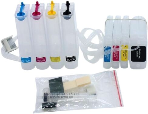 940 940XL CISS System 4-Pack Compatible with OfficeJet Pro 8000 8500 8500A Printer Supplies with Auto Reset Chip in Saudi Arabia