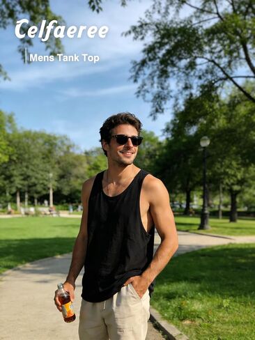 6 Pack Men's Tank Tops Summer Quick Dry Workout Sleeveless Shirts Athletic Gym Muscle Shirts for Bodybuilding in Saudi Arabia