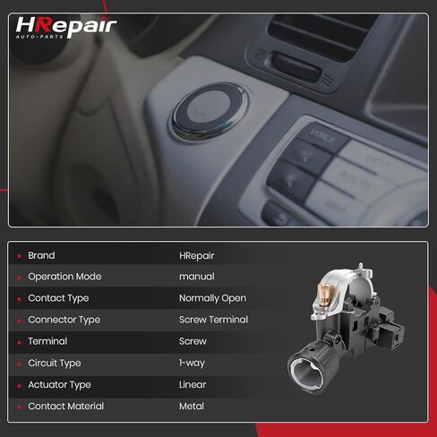 غطاء قفل الإشعال يناسب 2008-2012 Ford Escape Focus وMazda Tribute وMercury Mariner استبدال 989-019 9L8Z3511A - مع مسمار مضاد للسرقة in Saudi Arabia