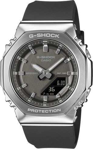 Casio G-Shock Small Octagonal Analog-Digital Black Watch GMS2110-1A1 in Saudi Arabia