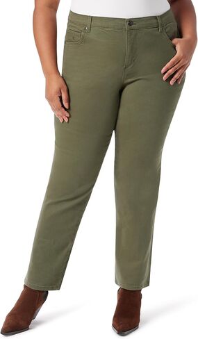 Gloria Vanderbilt Women's Amanda Classic High Rise Tapered Jean, Terracotta in Kuwait