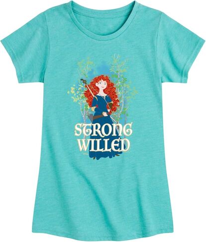 Disney Brave - Merida Strong Willed - Toddler & Youth Girls Short Sleeve Graphic T-Shirt in Saudi Arabia