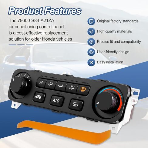 وحدة التحكم في المناخ لسخان مكيف الهواء متوافقة مع هوندا أكورد 2001-2002، استبدال # 79600-S84-A21ZA in Kuwait
