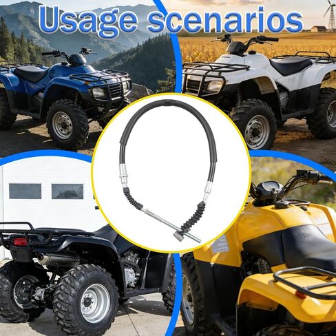 43470-HN5-670 كابل فرامل القدم الخلفية TRX350FE TRX350FM Rancher 350 4x4 ES 2000-2006، TRX350TE Rancher 350 2x4 ES 2000-2006، TRX350TM Rancher 350 2x4 S 2000-2006، فرامل 24 بوصة كابل. in Kuwait