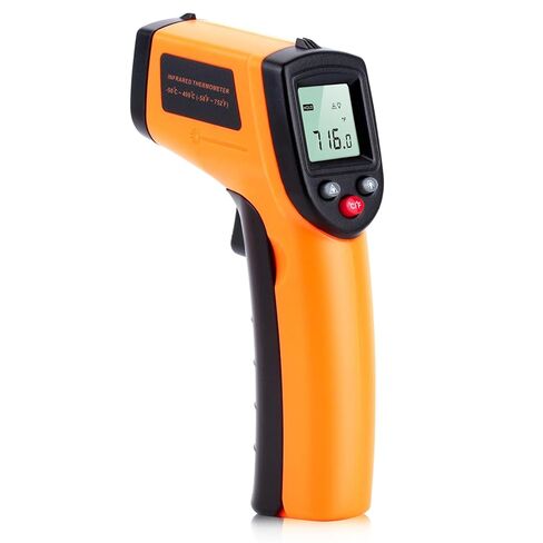 Digital Infrared Thermometer Gun for Cooking,BBQ,Pizza Oven, Infrared Thermometer Laser with Backlight,-58℉~712℉(-50℃~380℃) Handheld Non Contact Heat Laser Temperature Gun (Not for Human) in Kuwait