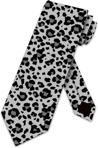 Three Rooker Leopard Print Ties Mens Animal Necktie Cheetah Tie in Saudi Arabia