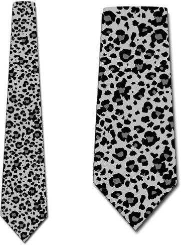 Three Rooker Leopard Print Ties Mens Animal Necktie Cheetah Tie in Saudi Arabia