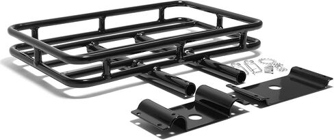 TOFR Universal 16" x 10-1/2" Trailer Hitch Luggage Rack Cargo Storage Rack Quick-detach Fit For Motorcycle Harley Touring Dyna Softial GL 1500 1800 GoldWing Indian in Saudi Arabia
