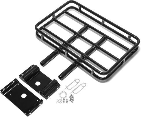 TOFR Universal 16" x 10-1/2" Trailer Hitch Luggage Rack Cargo Storage Rack Quick-detach Fit For Motorcycle Harley Touring Dyna Softial GL 1500 1800 GoldWing Indian in Saudi Arabia