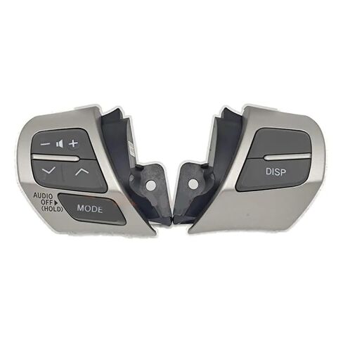مفتاح التحكم في السرعة المثبت على عجلة القيادة، أزرار عجلة القيادة/مناسب لسيارة Toyota Solara Camry Aurion 2006-2012 على التحكم في مستوى صوت التوجيه (أسود منخفض) in Saudi Arabia