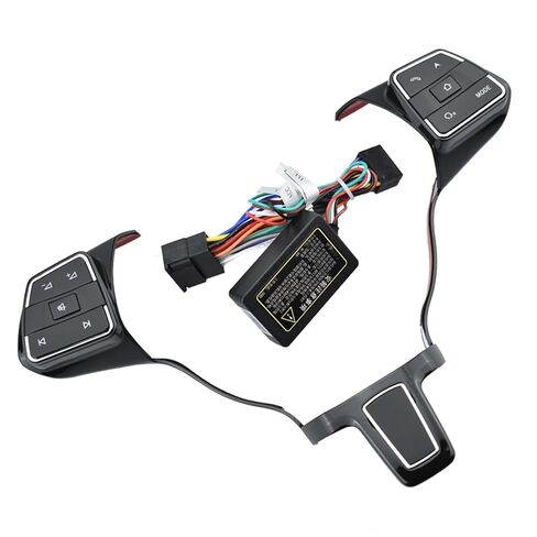 Steering Wheel Mounted Cruise Control Switch Butto Audio Switch Button/Fit for VW Polo Bora Sagitar 2011-2013 Multifunction Steering Wheel Control Volume(Style A Upgrade) in Saudi Arabia