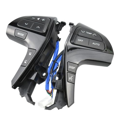 Steering Wheel Mounted Cruise Control Switch Butto Auto Steering Wheel Audio Control Button Switch/Fit for Toyota Highlander ASU40 2009-2015 84250-0E220 84250-0E120 84250-0K020(Silver-L Switch) in Saudi Arabia