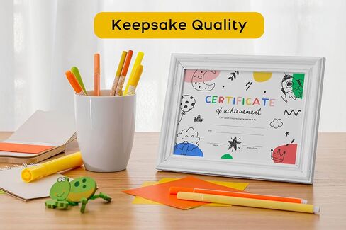 شهادات إنجاز جاردن سيتي للأطفال، شهادات جوائز 8x11، شهادات جوائز الطلاب الفارغة للفصول المدرسية، المنزل، مرحلة ما قبل المدرسة ورياض الأطفال، التخرج (25 حزمة) in Kuwait