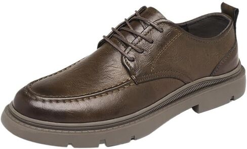 Men's Business Oxford Shoes Lace-up Rubber Shoes Round-Toed Low-Heeled Non-Slip wear-Resistant Comfortable Outdoor Casual Shoes for Men in Saudi Arabia
