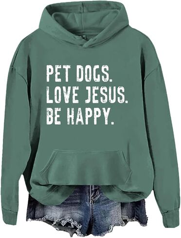 Pet Dogs Love Jesus Be Happy Sweatshirt, Pet Dogs Love Jesus Be Happy Hoodie in Saudi Arabia